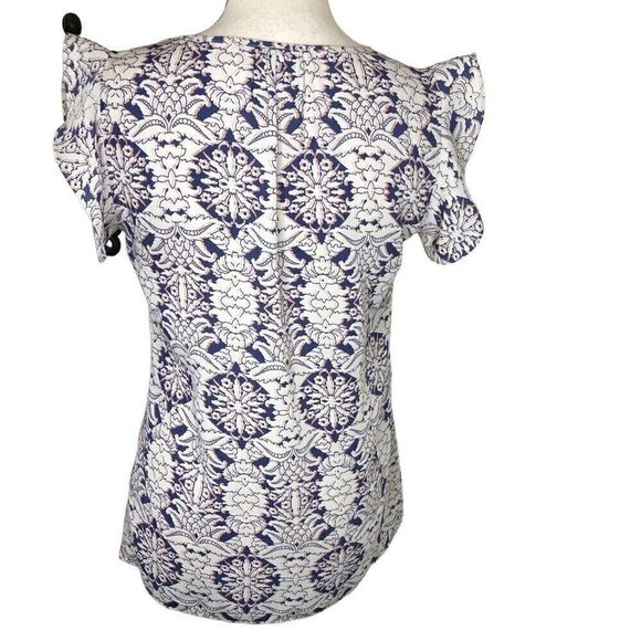 CAbi Stevie Flutter Sleeve Top Size XS - Picture 4 of 15